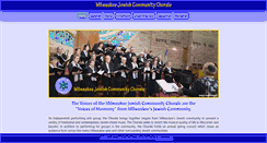 Desktop Screenshot of milwaukeejewishcommunitychorale.org