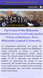 Mobile Screenshot of milwaukeejewishcommunitychorale.org